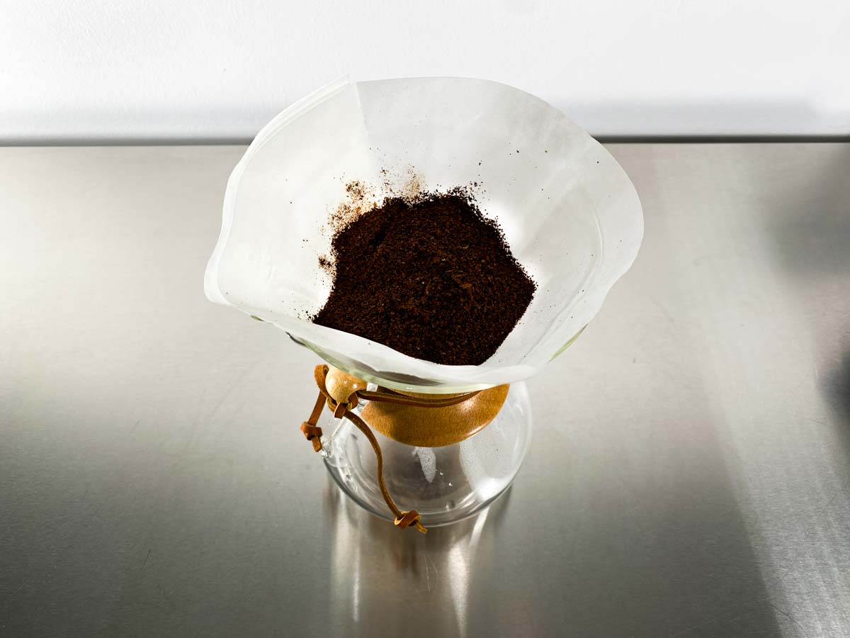 Kaffeezubereitung_Chemex_Verteilung Kaffeezubereitung_Chemex_Verteilung