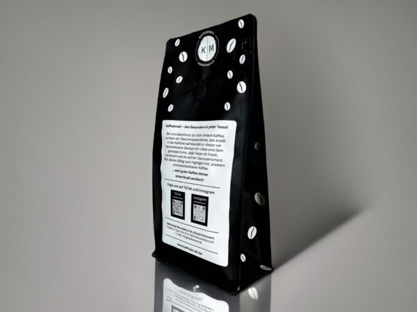 Premium-Kaffee Schokozauber – Single Origin Indien, dunkel-schokoladig mit würzigem Charakter.
