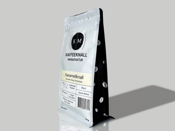 Karamellknall Blend – Spezialitätenkaffee aus Guatemala & Brasilien, 100% Arabica, ganze Bohne.