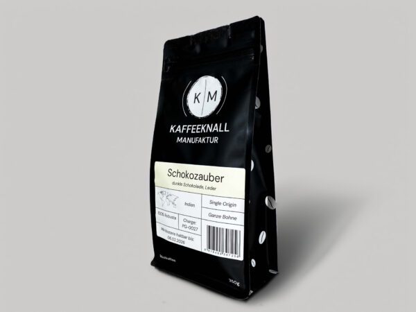 Schokozauber – Spezialitätenkaffee aus Indien, 100% Robusta, ganze Bohne.