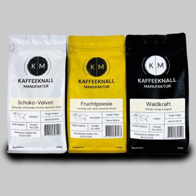 Aromenreise Set – Drei außergewöhnliche Single-Origin Kaffees für vielseitigen Genuss